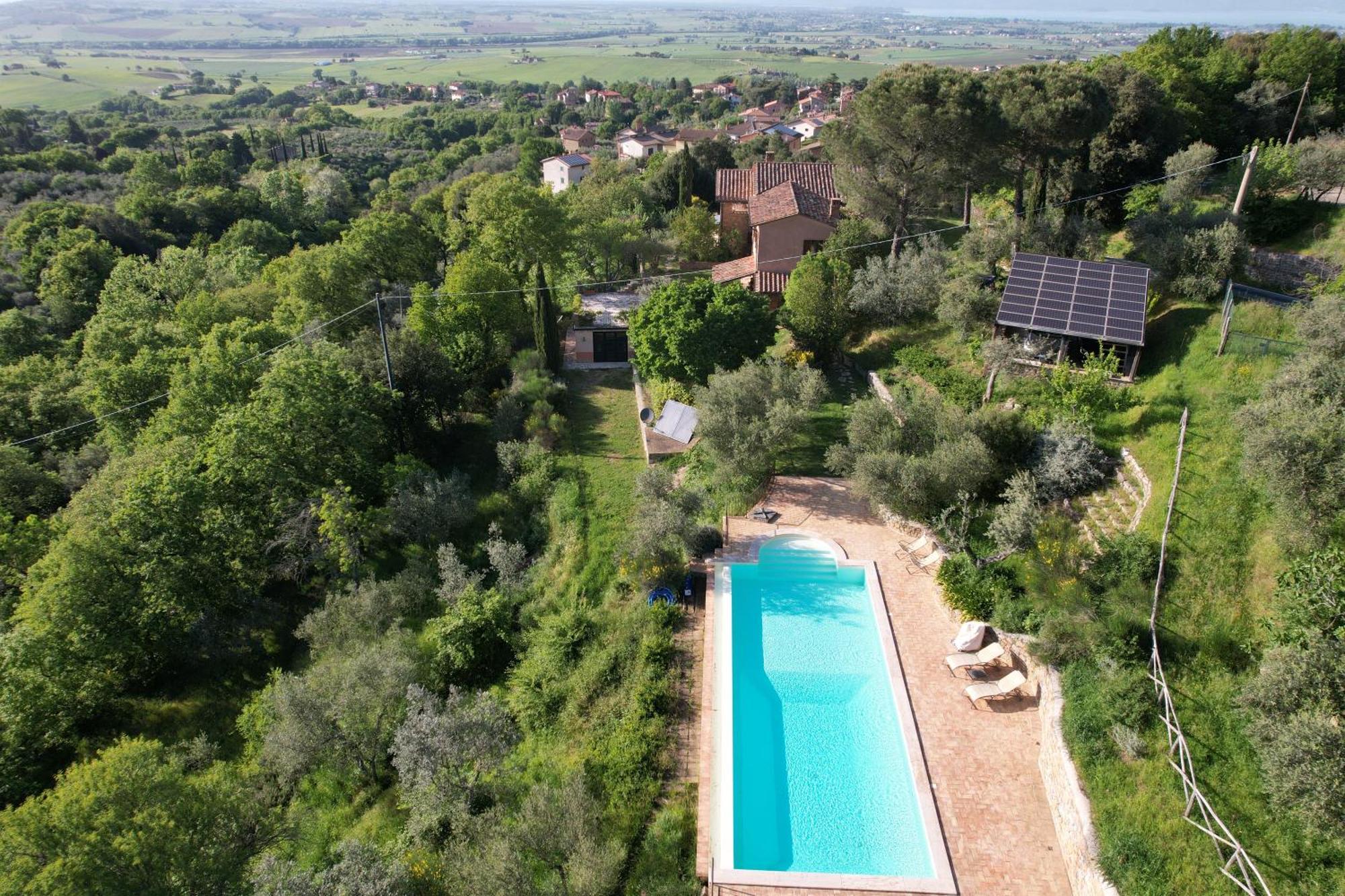 Tartagli Luxury Villa With Pool - A Fontanaro Property Paciano Εξωτερικό φωτογραφία